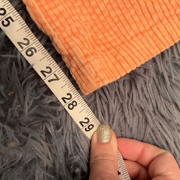 Levis Premium Math Club Flare Corduroy Pants Orange Size 32 - Picture 9 of 9